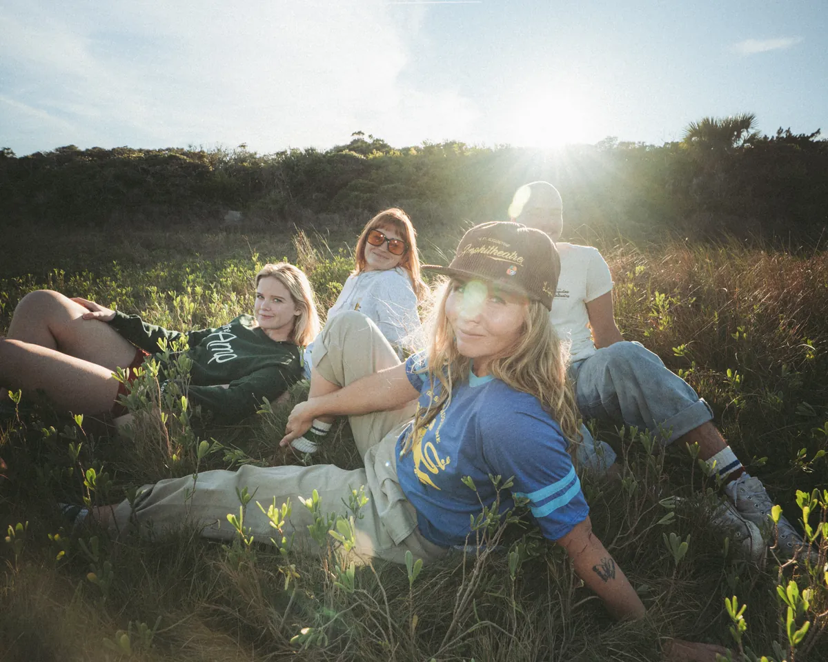 First Sight Films commercial photographer St. Augustine — lifestyle apparel shoot in St. Augustine Amphitheatre merch and a limited edition Lafavre hat
