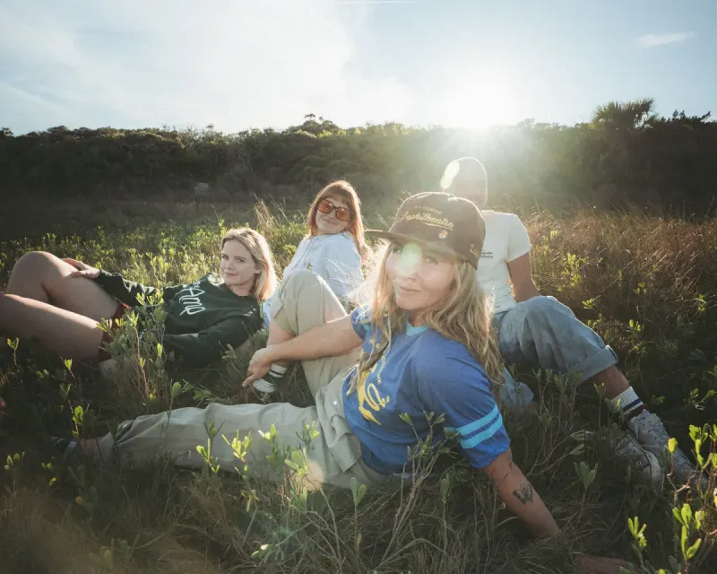 First Sight Films commercial photographer St. Augustine — lifestyle apparel shoot in St. Augustine Amphitheatre merch and a limited edition Lafavre hat