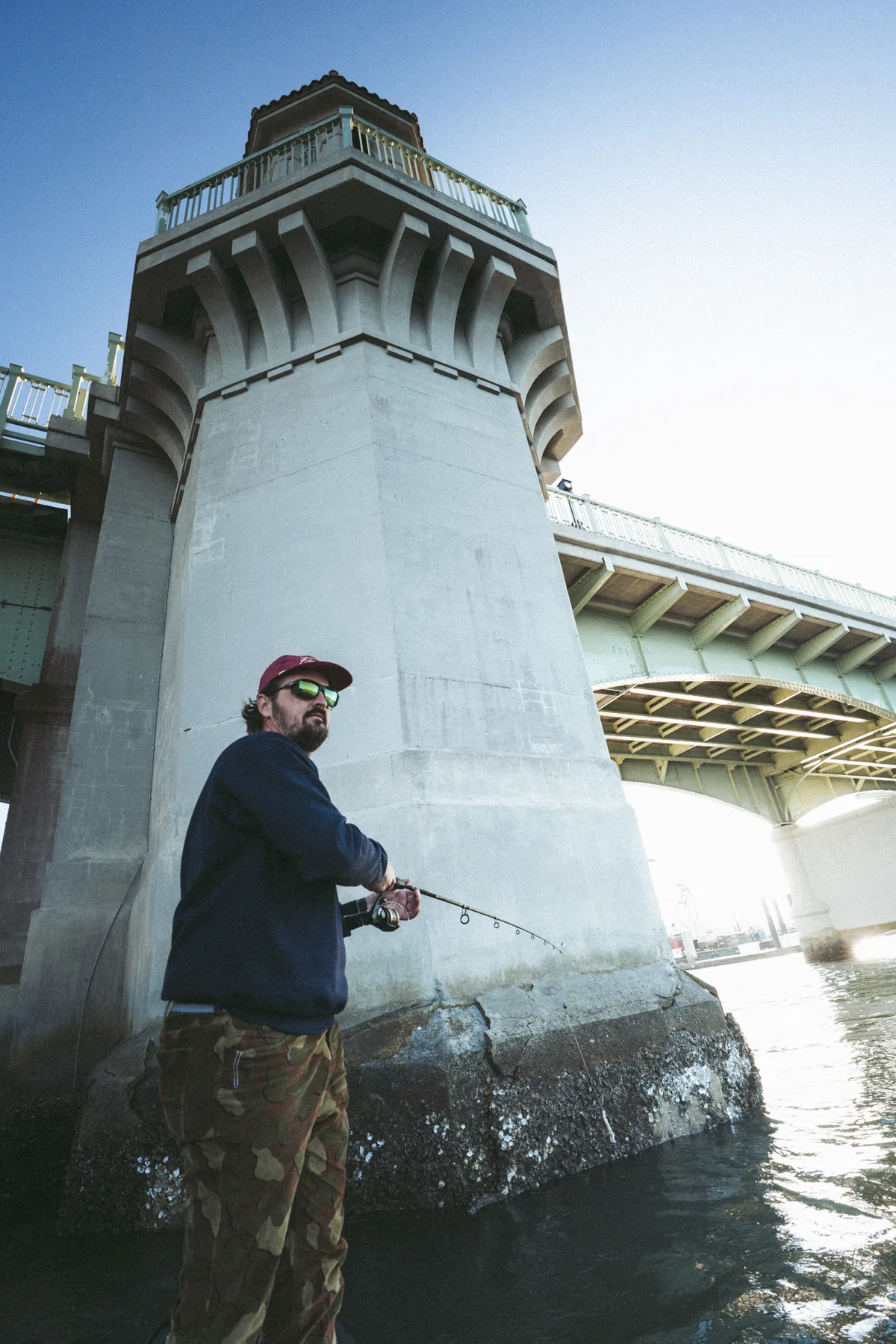 Fisherman at the Bridge of Lions in St. Augustine - iconic local backdrop