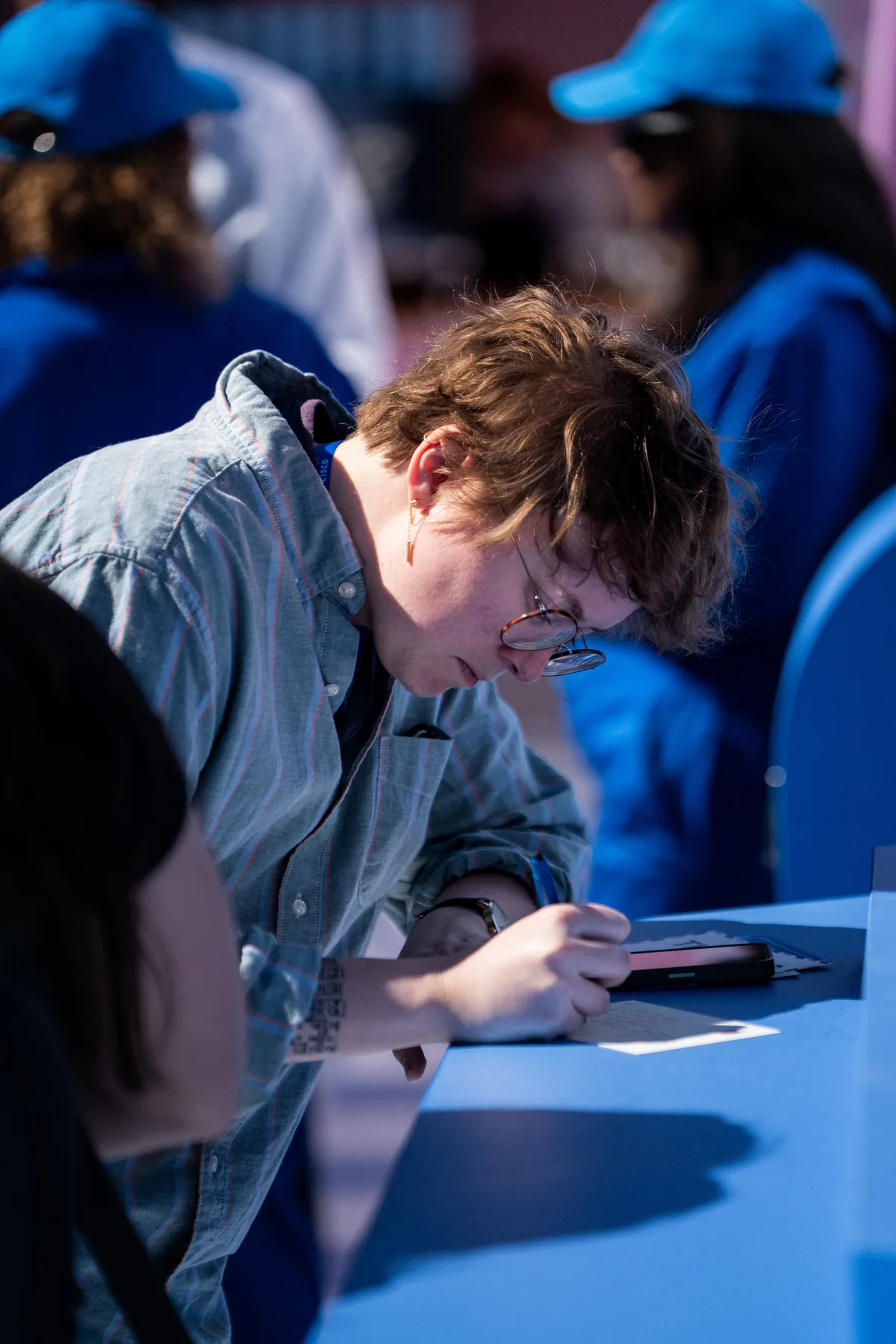 Attendee at a sponsor activation at RSAC 2026 in San Francisco, CA — First Sight Films corporate event photography