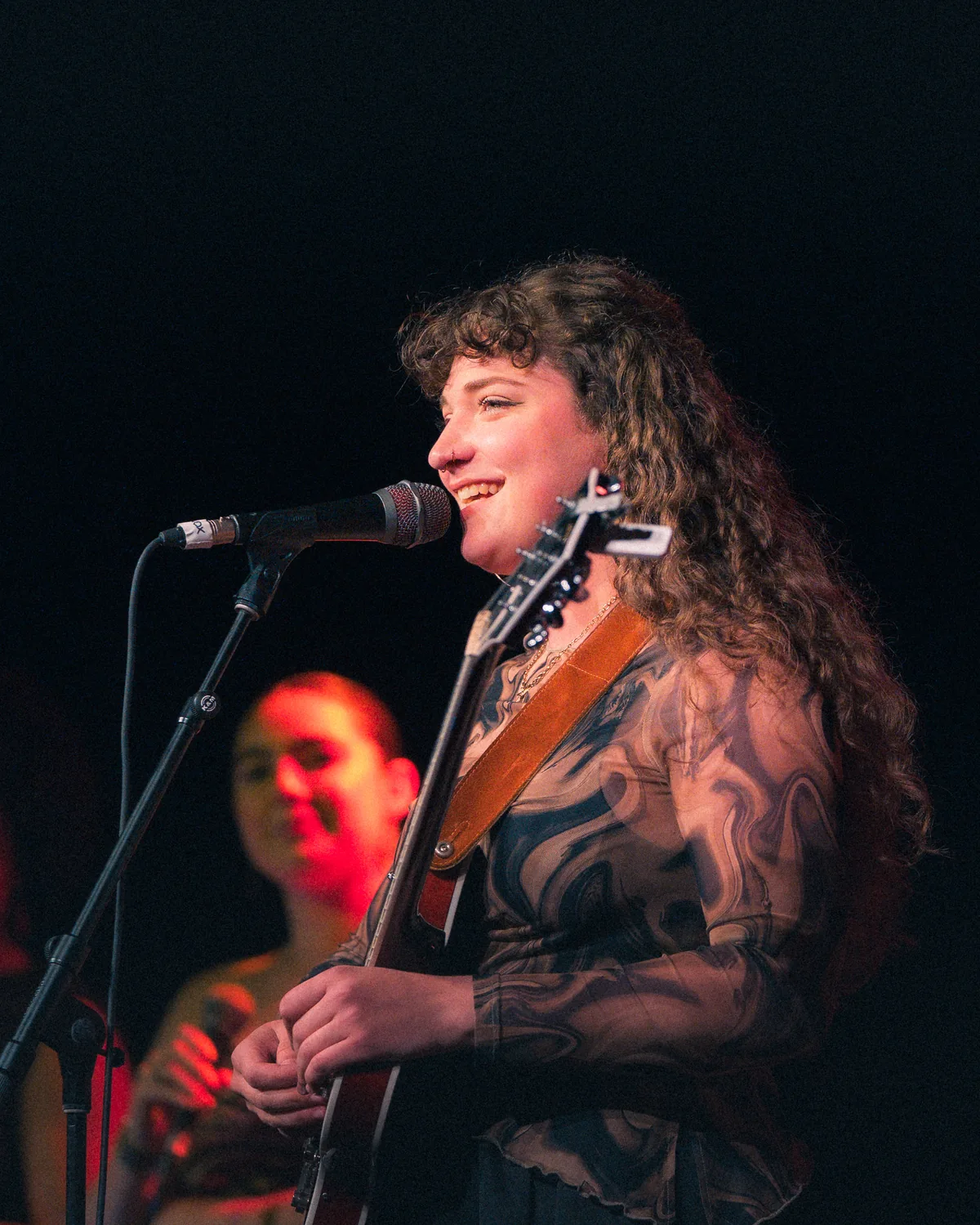 Outdoor stage performance at Fort Mose Jazz Festival