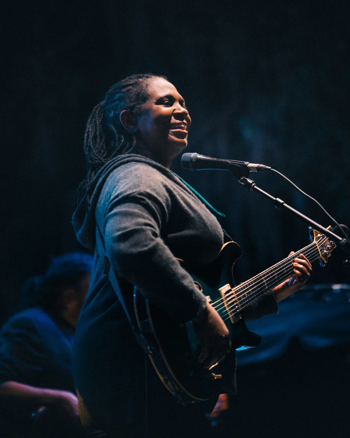 Authentic moment captured at community event