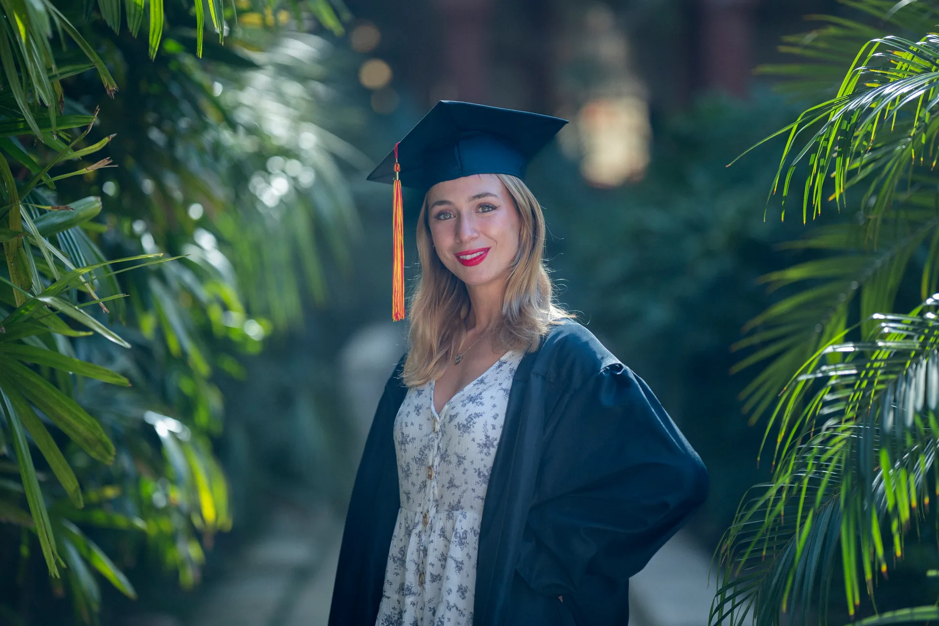 Graduation portraits Flagler College campus