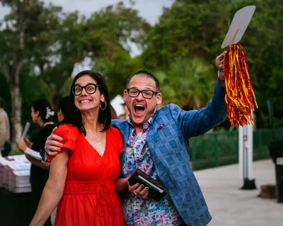Graduation photo session at Flagler College