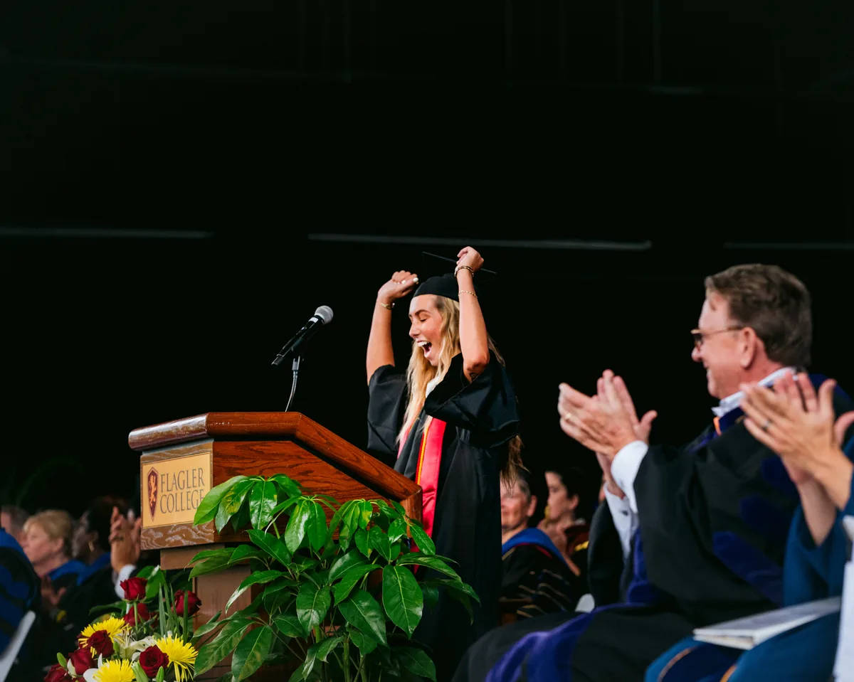 Flagler College graduates celebrating at commencement in St. Augustine — First Sight Films
