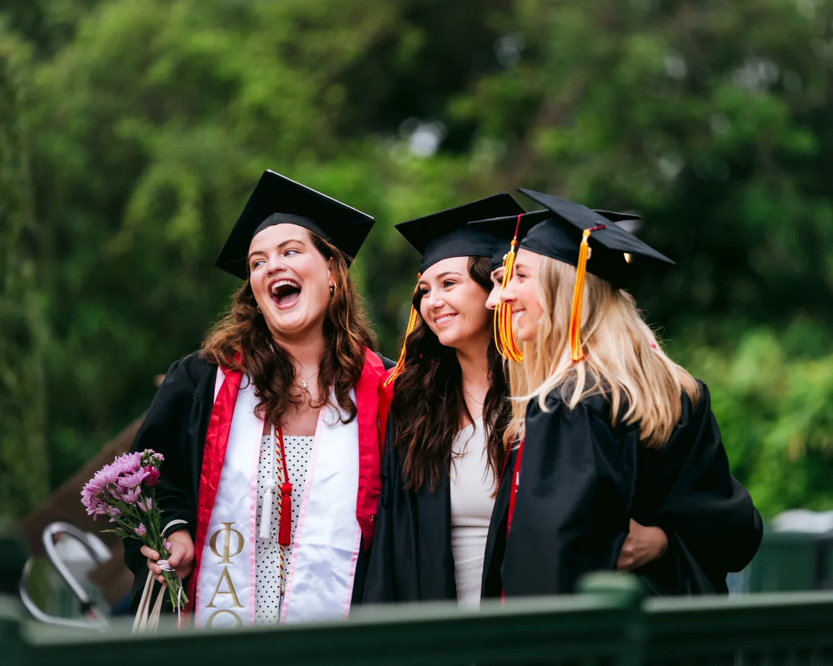 Flagler College graduates in cap and gown at commencement — First Sight Films