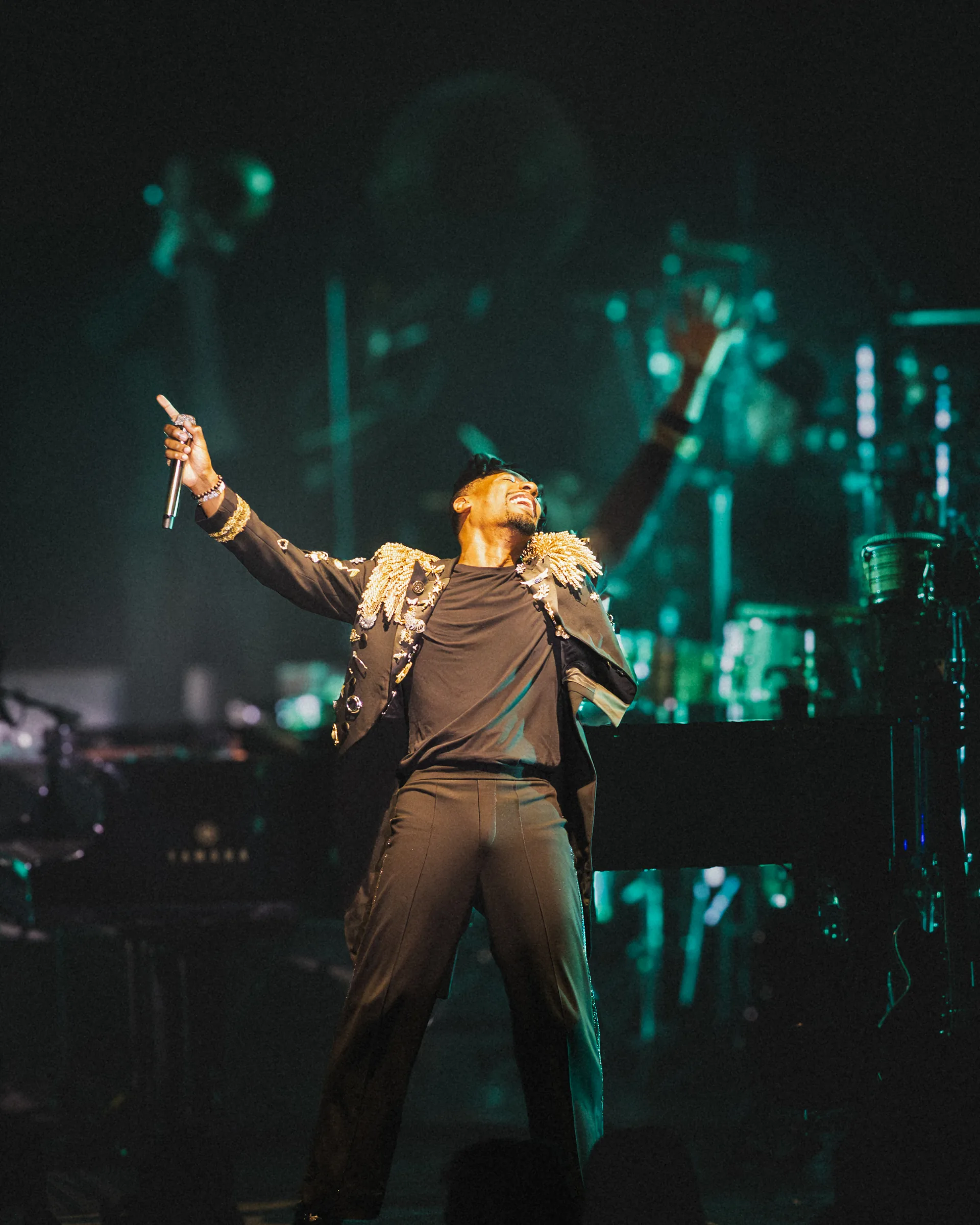 Jon Batiste performing live at St. Augustine Amphitheatre - First Sight Films concert photography