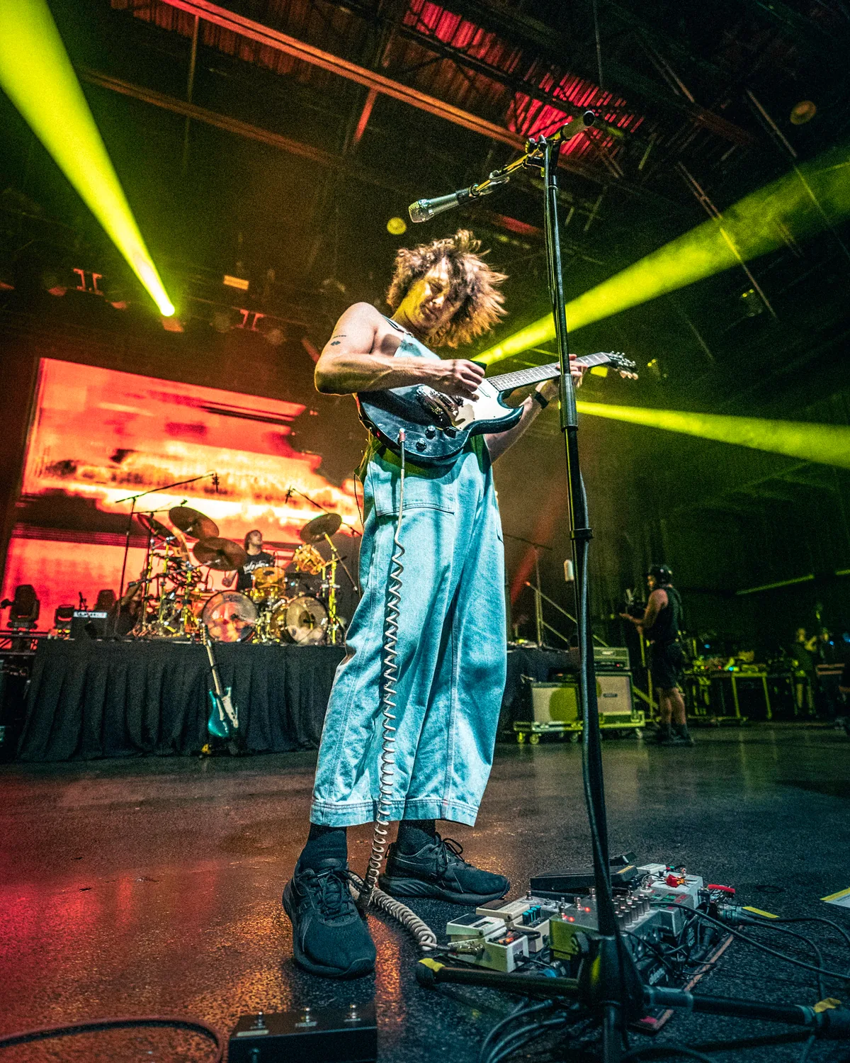 King Gizzard performing at St. Augustine Amphitheatre