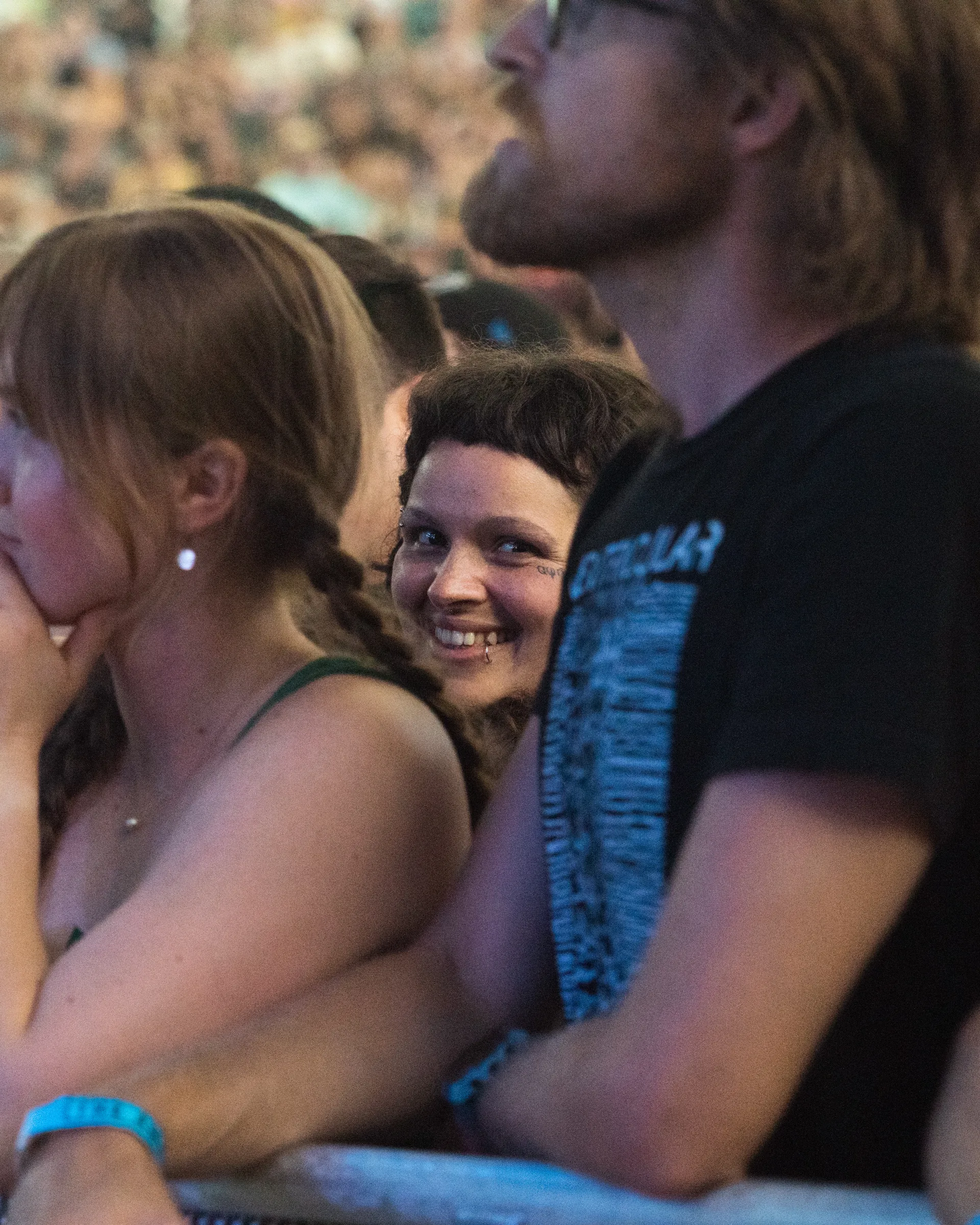 Concert fans at St. Augustine Amphitheatre
